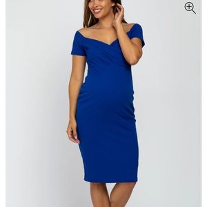 Maternity dress royal blue-NWT